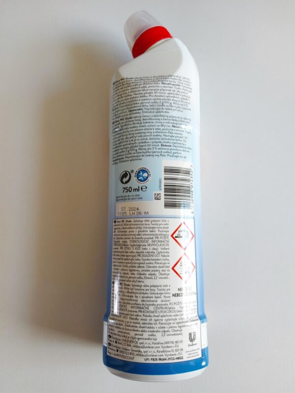 Savo na WC 750 ml bez chlóru oceán - Obrázek 2