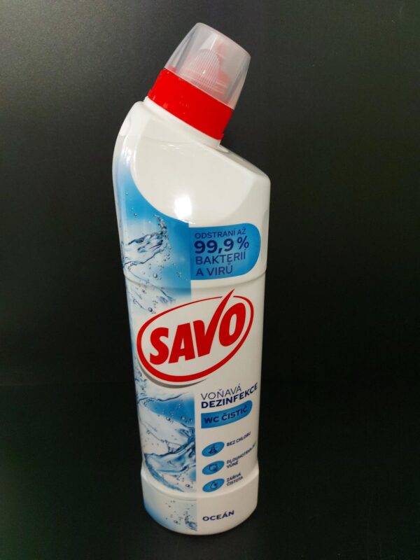 Savo na WC 750 ml bez chlóru oceán - Obrázek 3
