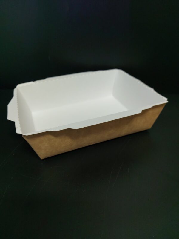 Box na salát Eko kraft 145x100x55 mm, vč. transparentního víčka - Obrázek 8