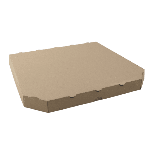 PIZZA krabice 32x32x3 cm hnědá bez potisku - Obrázek 2