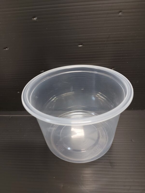 Miska PP na polévku 500 ml transparentní